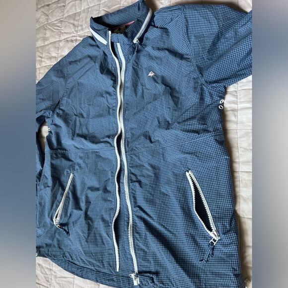 LRG Men's Blue Graph Check WindbreakerJacket Fisherman Gorpcore Outdoor -XL - Picture 3 of 13